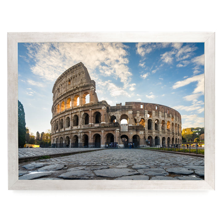the Colosseum, a famous landmark in Rome, Italy.