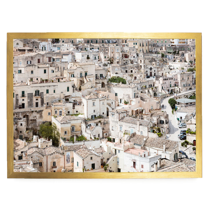 a densely packed cityscape with numerous buildings and structures, creating a visually striking and intricate urban landscape.