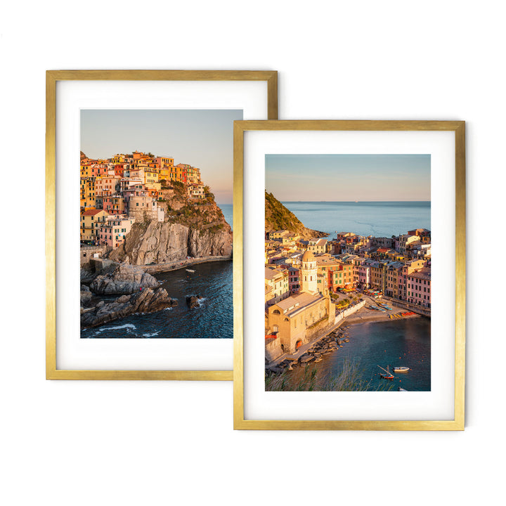 Cinque Terre Sunset Print Set