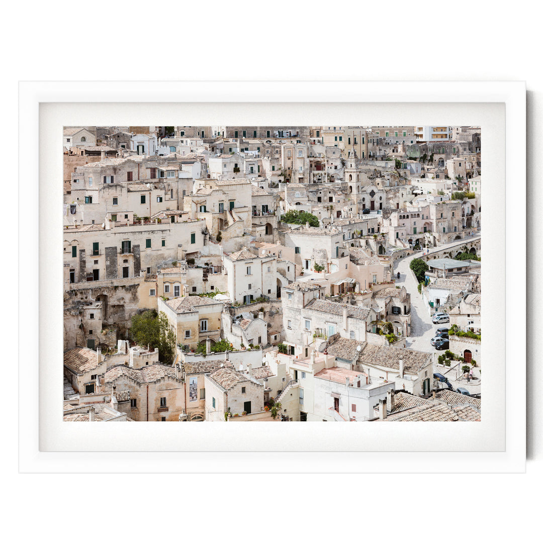 a densely packed cityscape with numerous buildings and structures, creating a visually striking and densely populated urban environment.