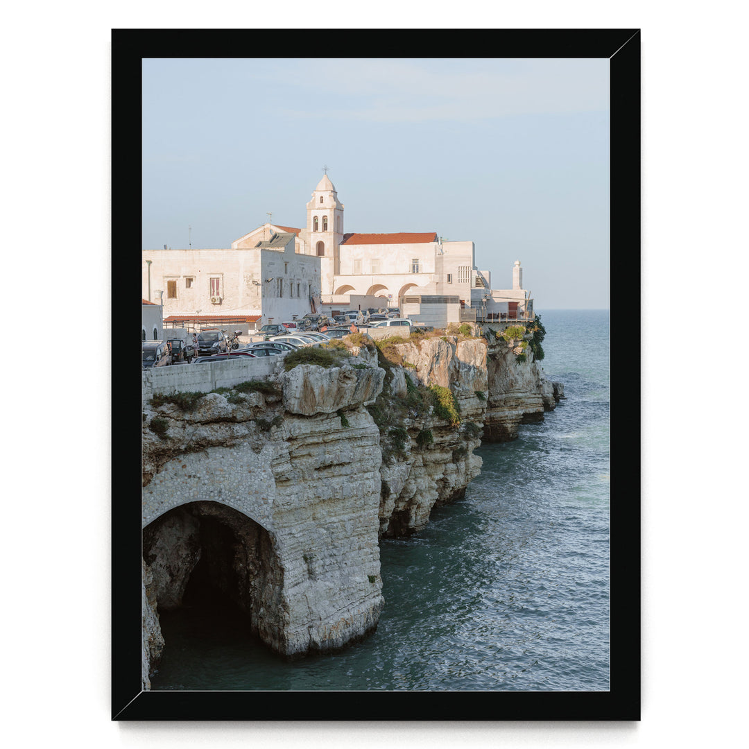 Vieste, Puglia I, Italy – fine art print in a black frame, no mat