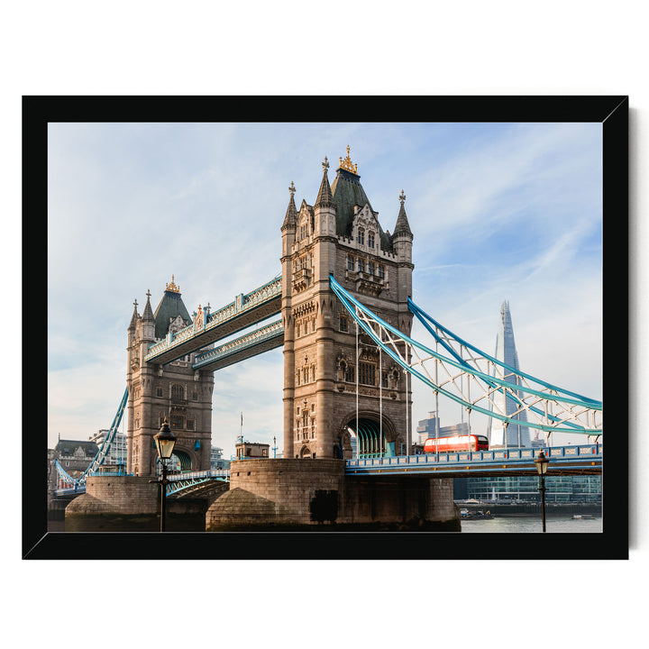 London Icons, England – fine art print in a black frame, no mat