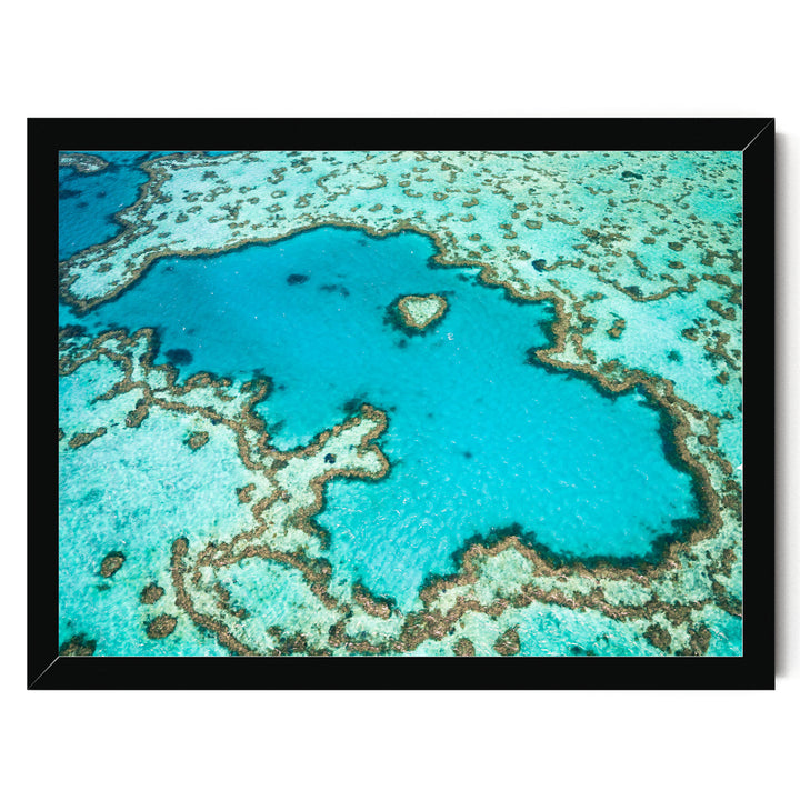 Great Barrier Reef, Queensland, Australia – fine art print in a black frame, no mat