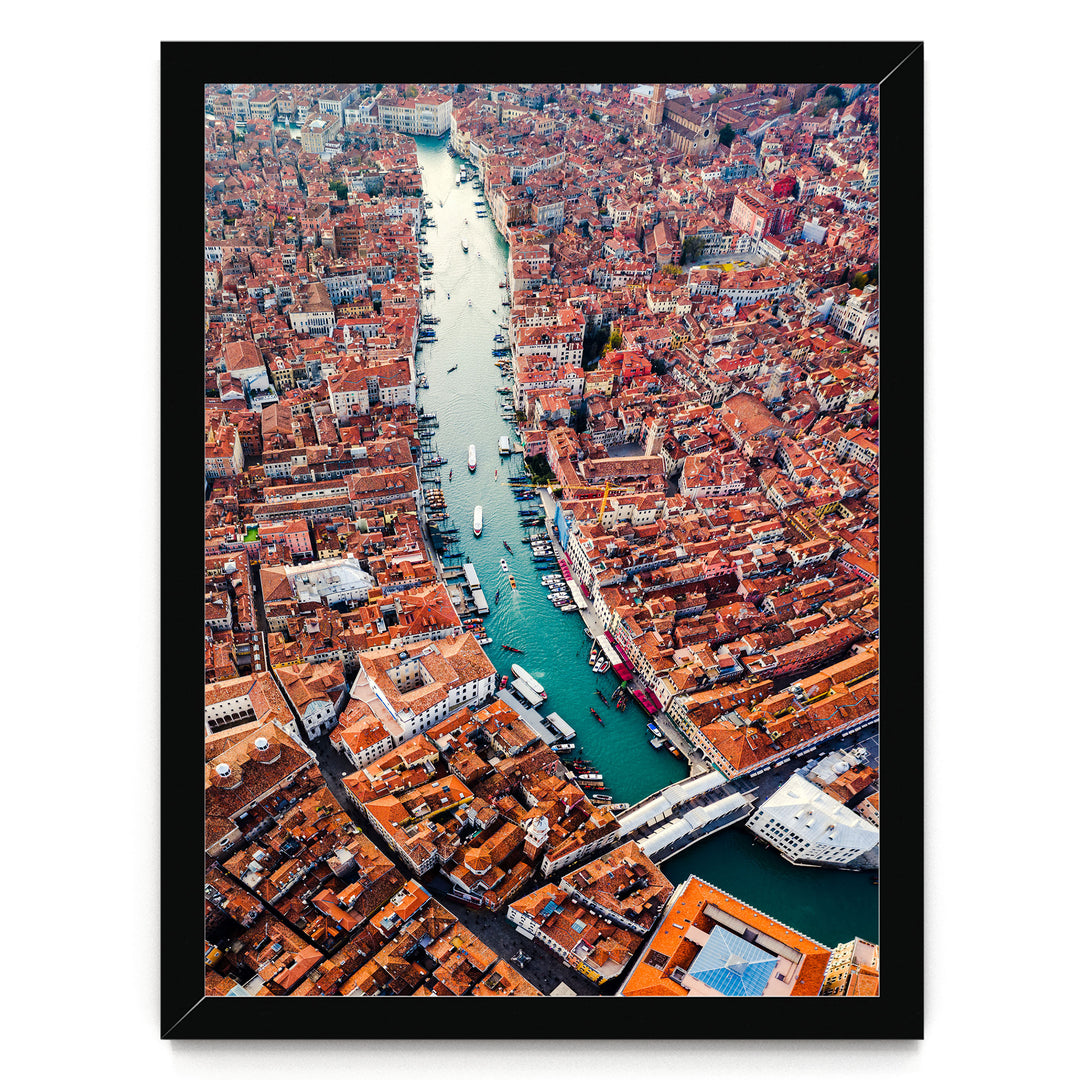 Grand Canal, Venice, Italy – fine art print in a black frame, no mat