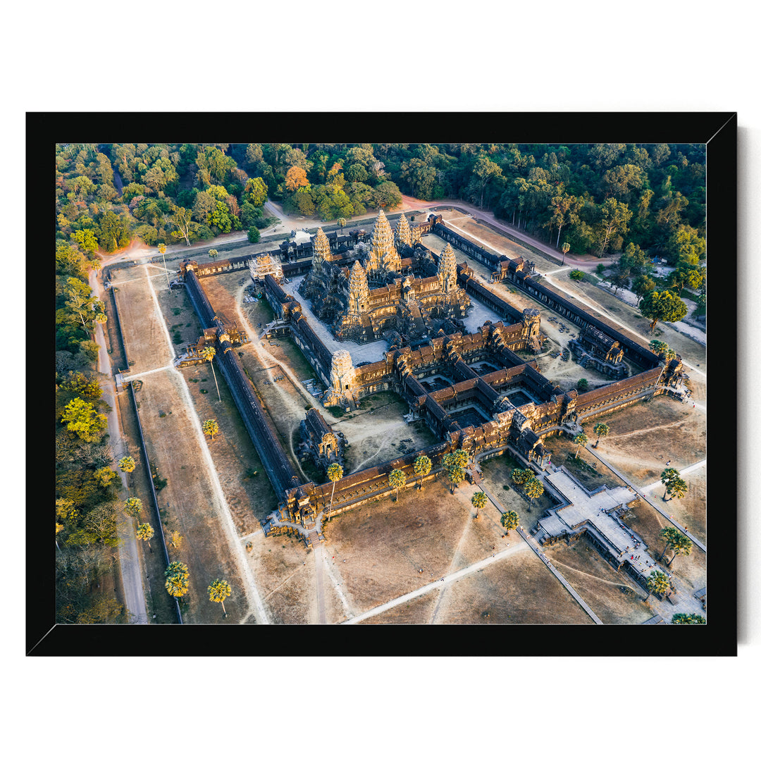 Angkor Wat, Siem Reap, Cambodia – fine art print in a black frame, no mat