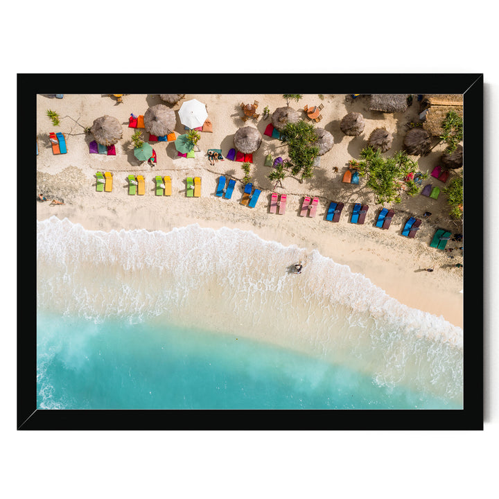 Tropical Escape, Maldives – fine art print in a black frame, no mat