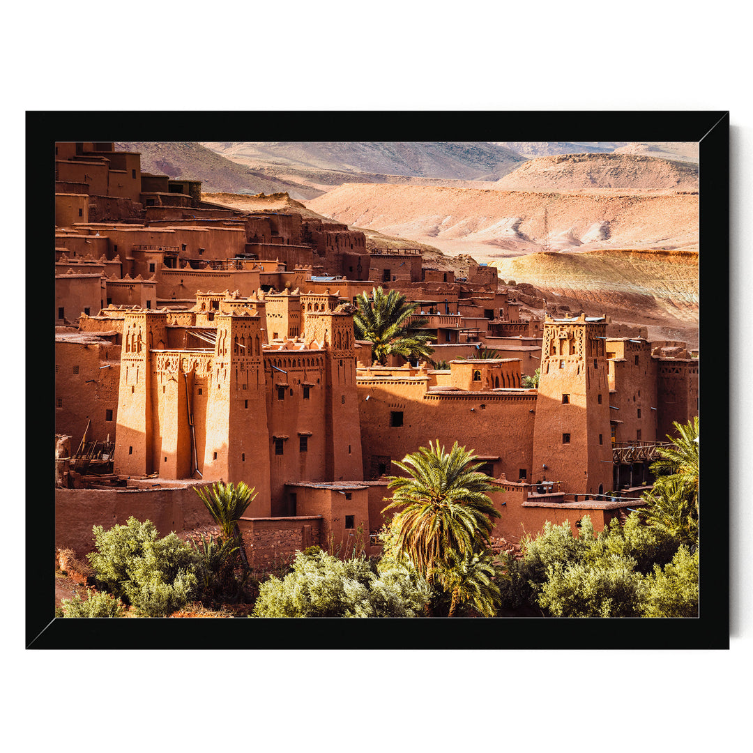 Ait Benhaddou, Morocco – fine art print in a black frame, no mat