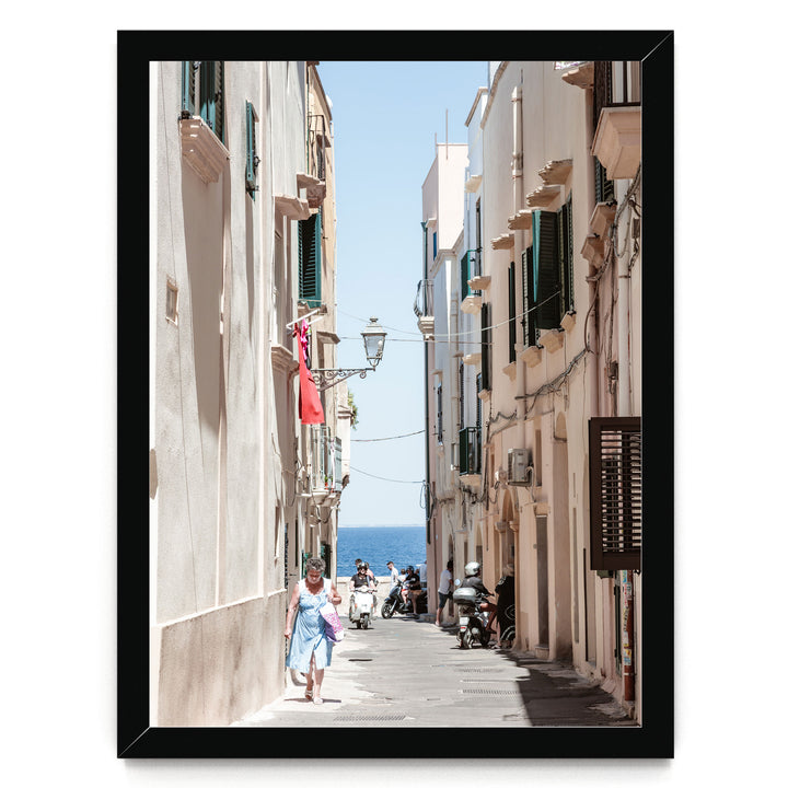 Gallipoli, Puglia, Italy – fine art print in a black frame, no mat
