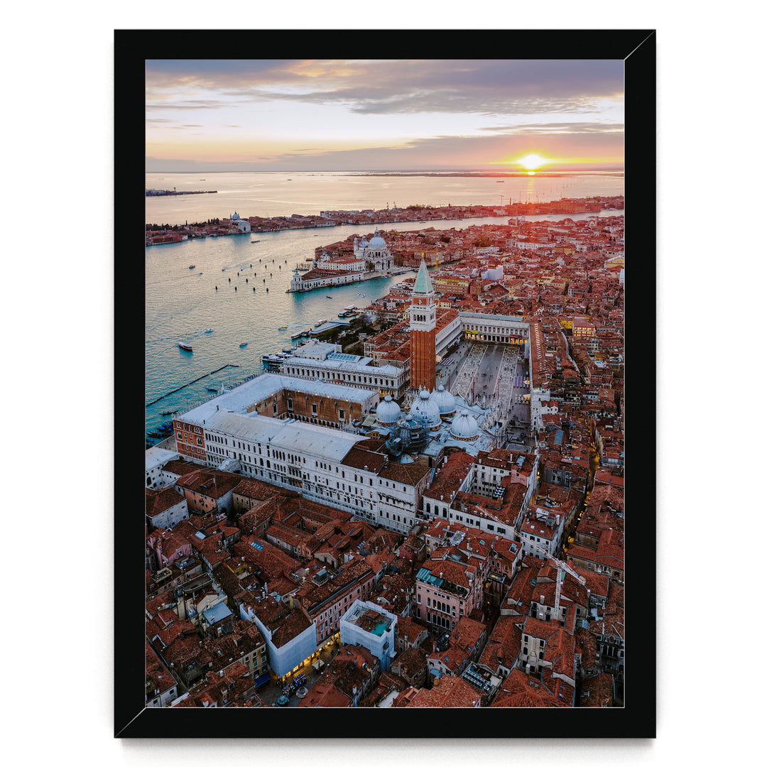 La Serenissima II, Venice, Italy – fine art print in a black frame, no mat