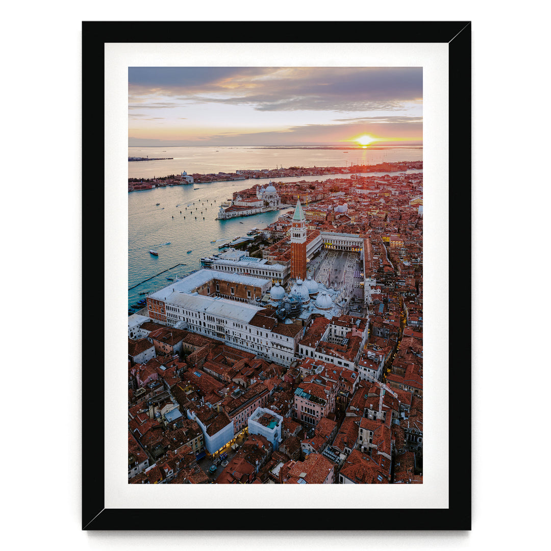 La Serenissima II, Venice, Italy – fine art print in a black frame with white mat