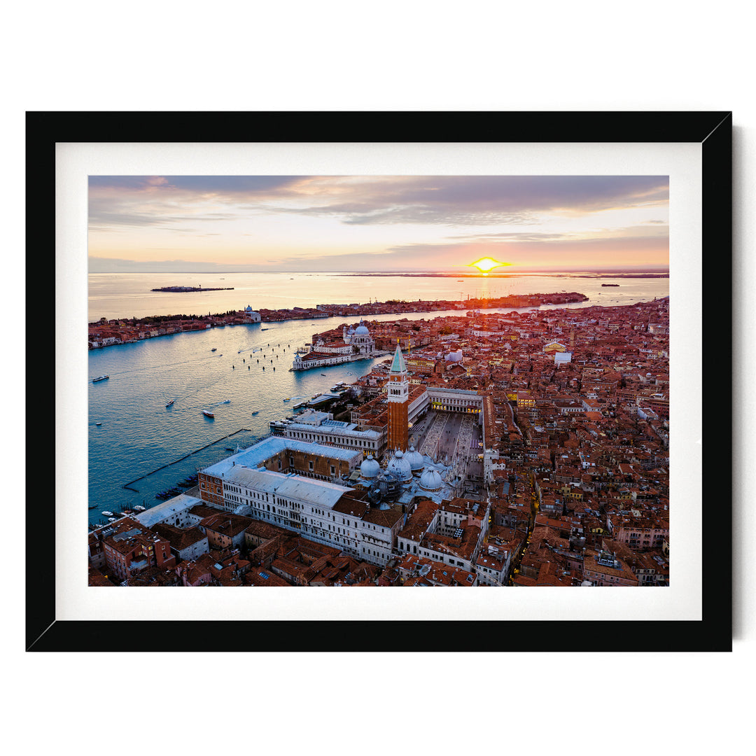 La Serenissima I, Venice, Italy – fine art print in a black frame with white mat