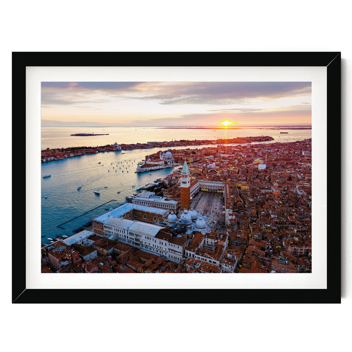 La Serenissima I, Venice, Italy – fine art print in a black frame with white mat