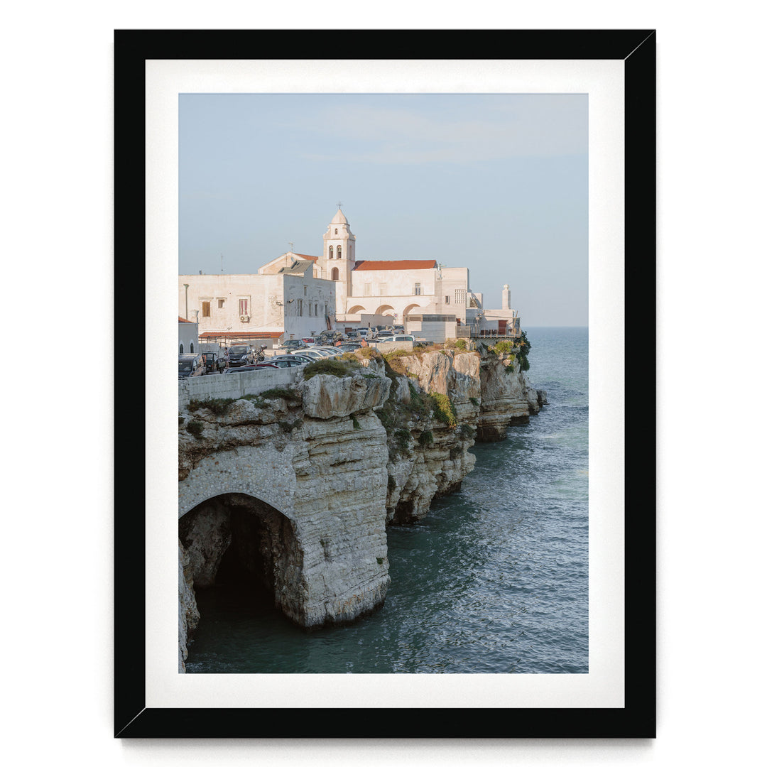 Vieste, Puglia I, Italy – fine art print in a black frame with white mat