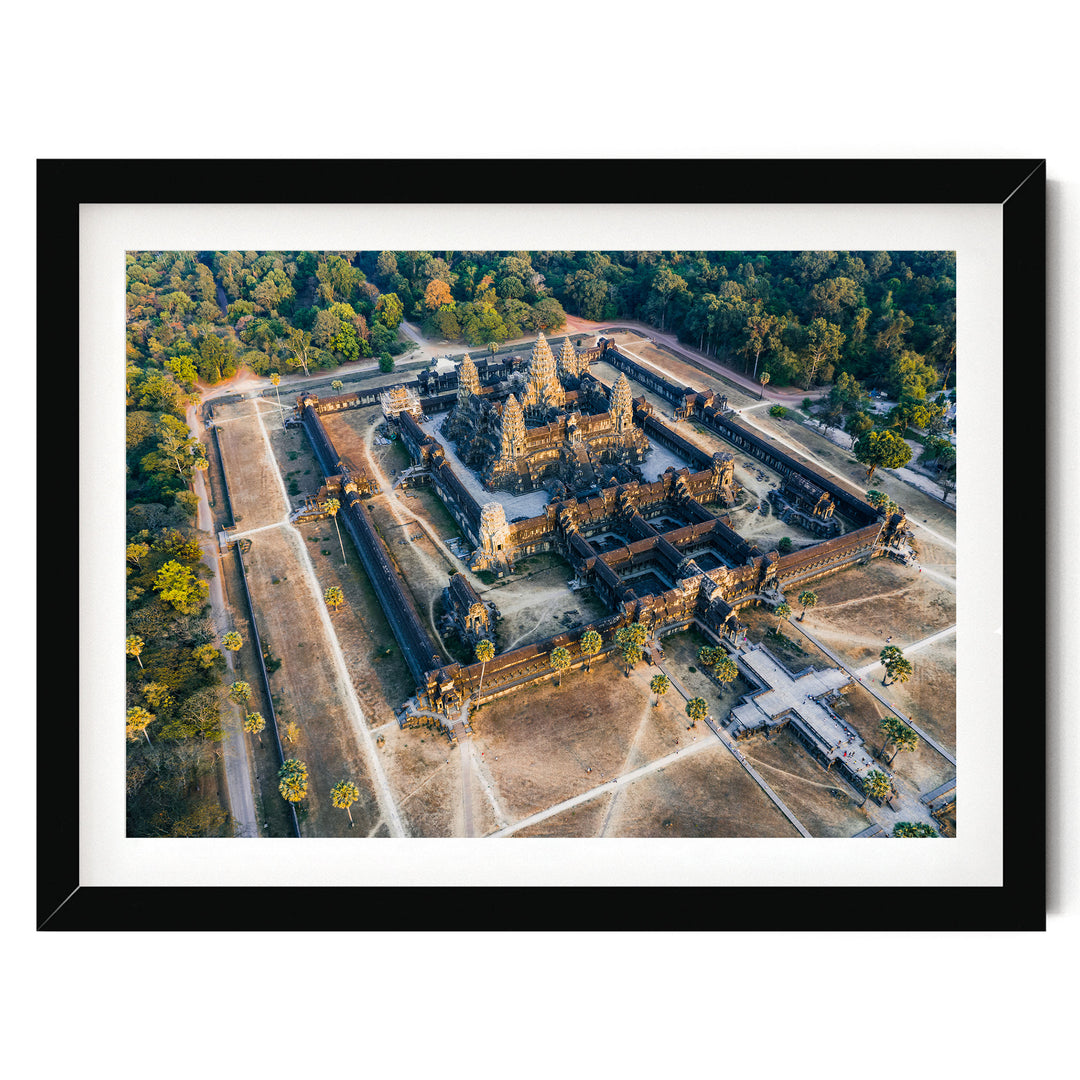 Angkor Wat, Siem Reap, Cambodia – fine art print in a black frame with white mat