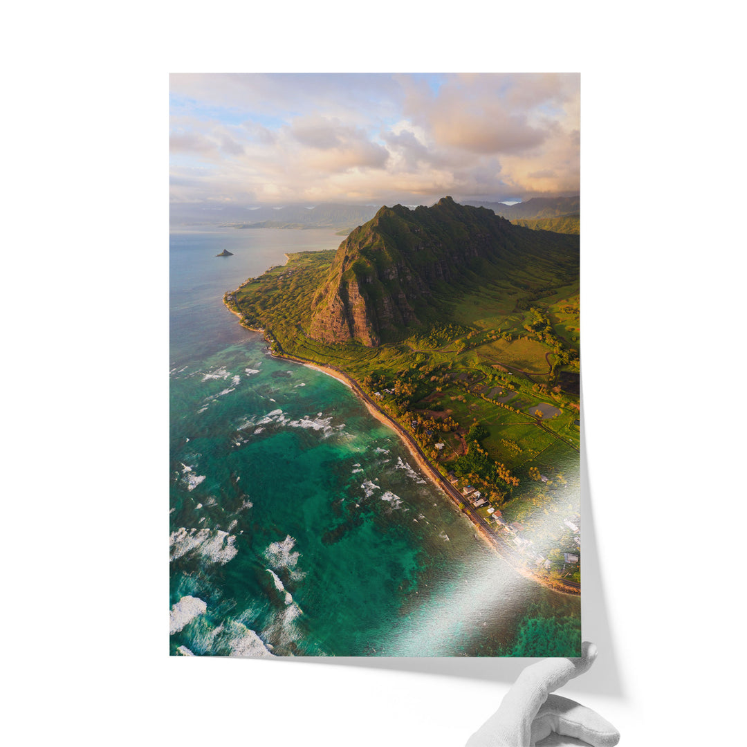 Oahu Sunrise II, Hawaii unframed print on lustre photo paper
