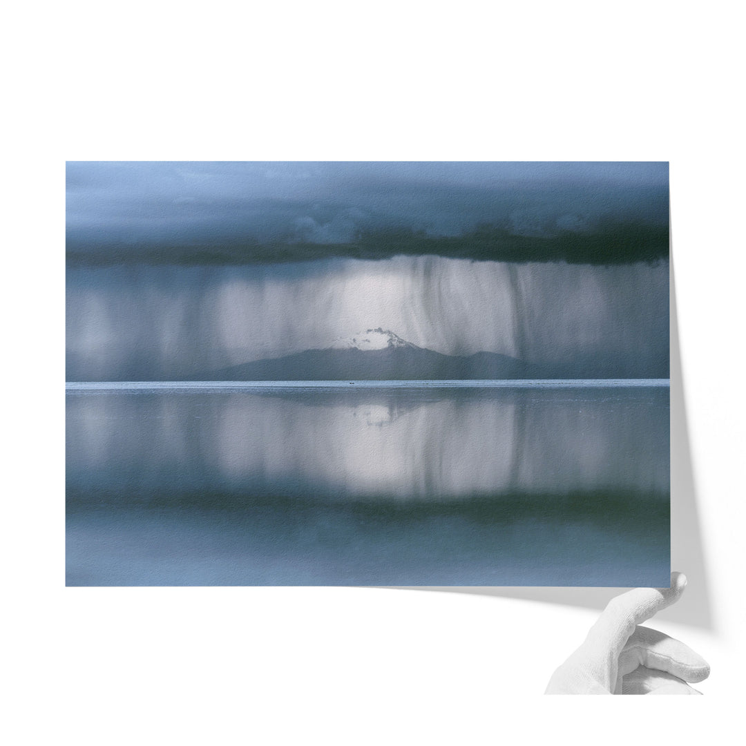 Storm over Salar de Uyuni II, Bolivia unframed print on matte fine art paper