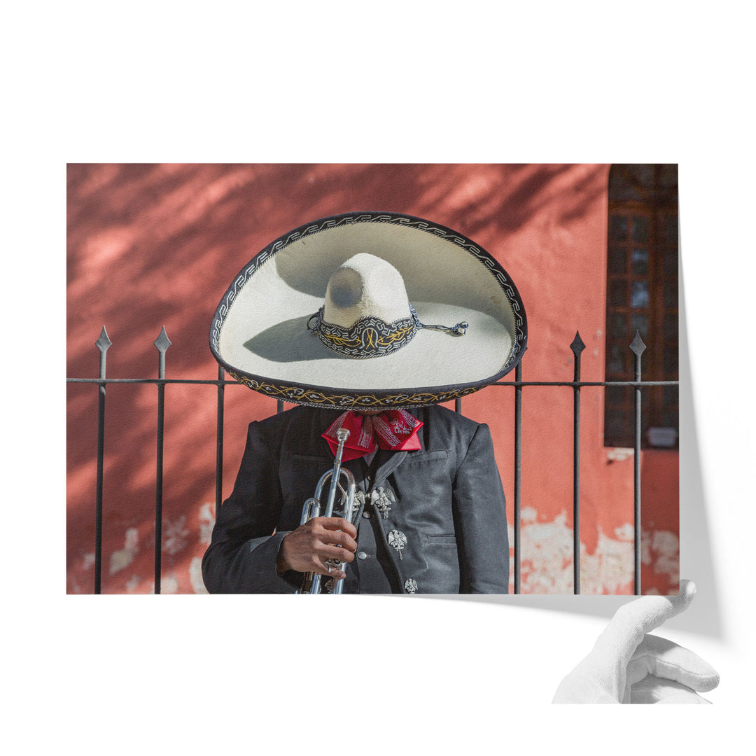 Mexican charro fine art print on matte photo paper