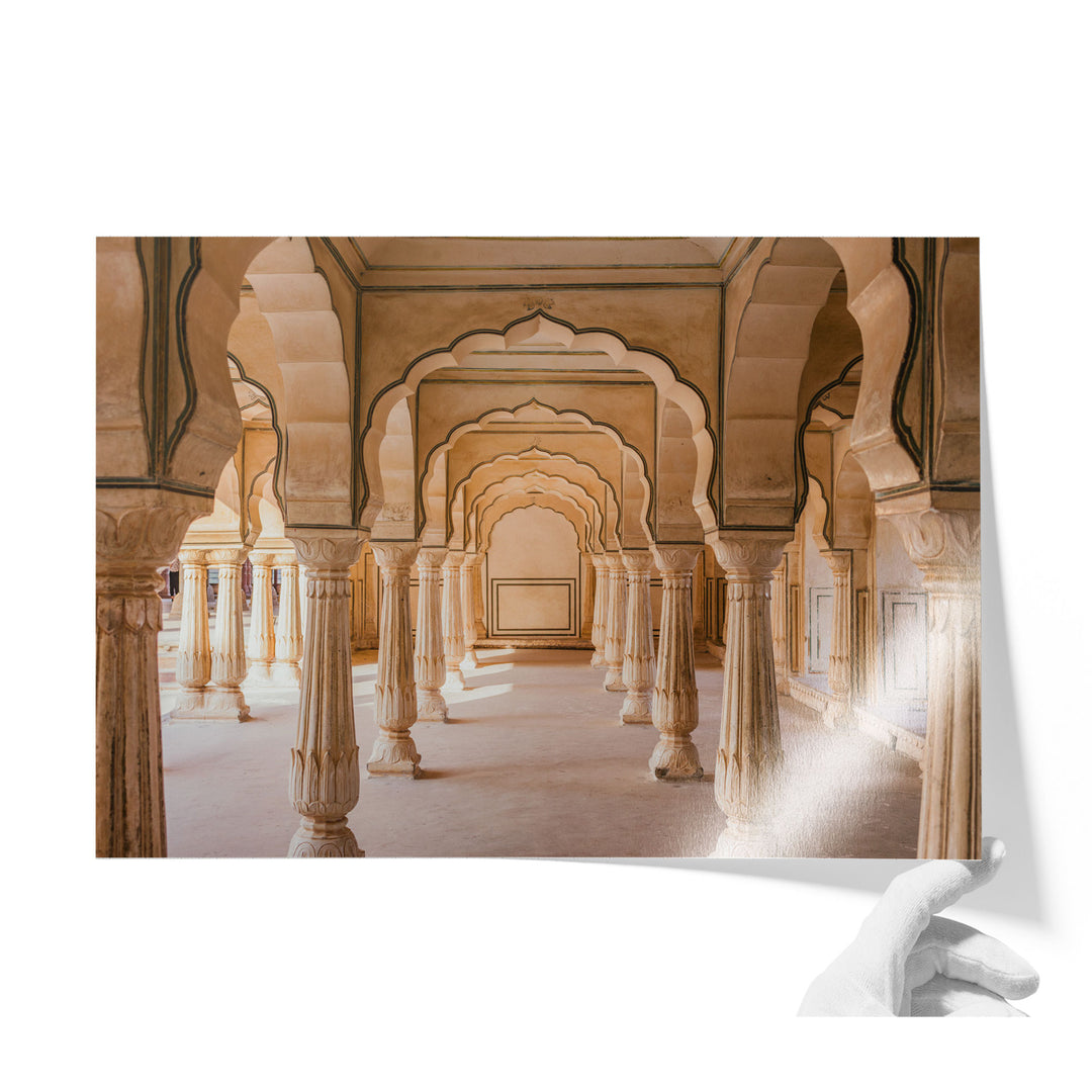 Archway, Amber Fort, Jaipur, India unframed print on lustre photo paper