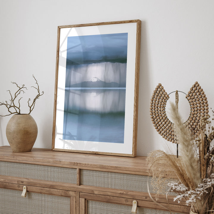 Storm over Salar de Uyuni I, Bolivia framed print styled on the wall