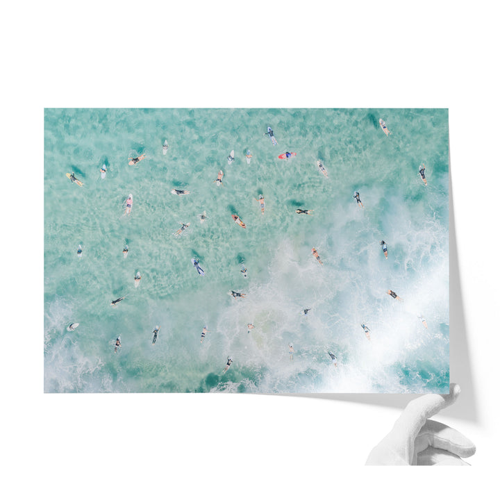 Bondi Beach surfers fine art print on lustre photo paper