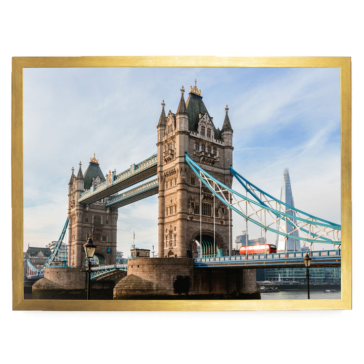 London Icons, England – fine art print in a gold frame, no mat