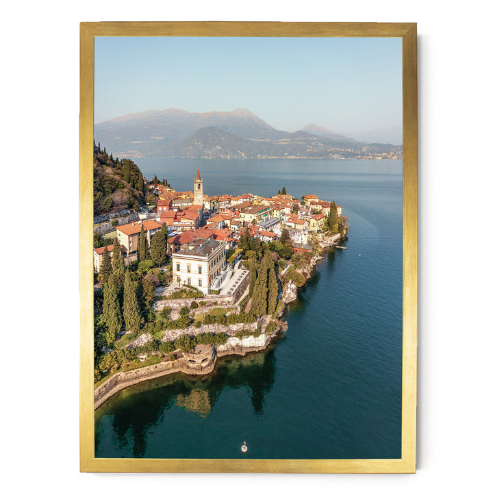 Varenna, Lake Como II, Italy – fine art print in a gold frame, no mat