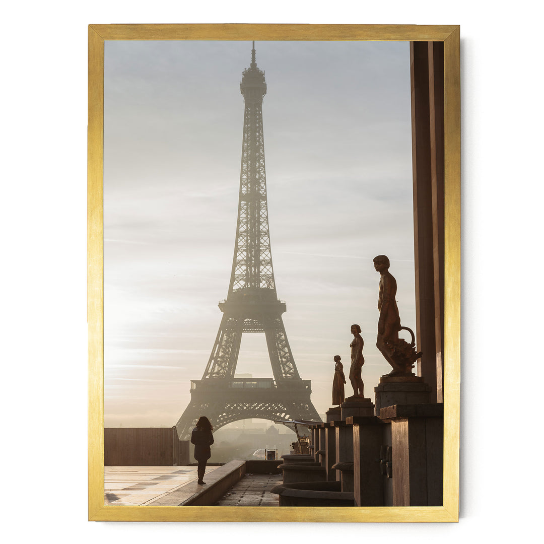 Trocadéro, Paris, France – fine art print in a gold frame, no mat
