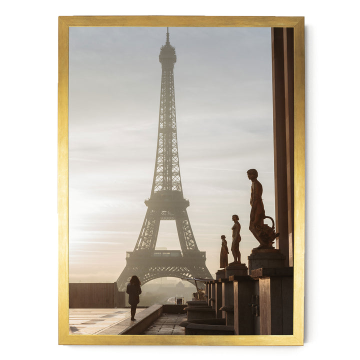 Trocadéro, Paris, France – fine art print in a gold frame, no mat