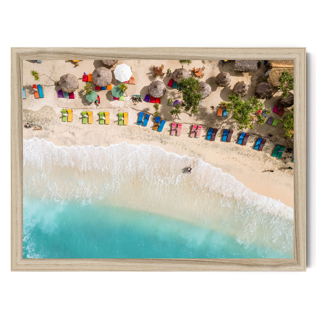 Tropical Escape, Maldives – fine art print in a natural frame, no mat