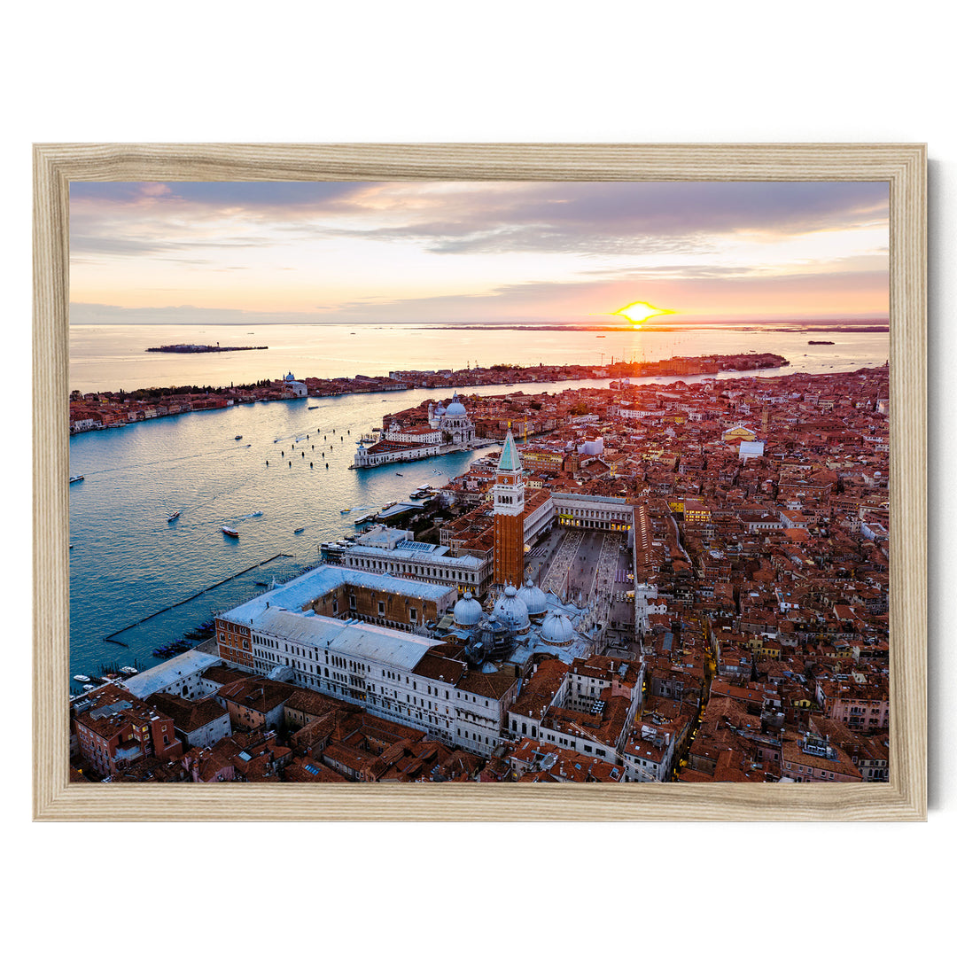 La Serenissima I, Venice, Italy – fine art print in a natural frame, no mat