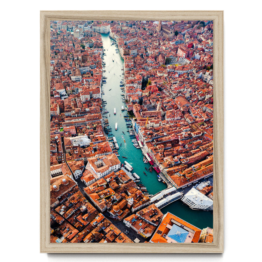 Grand Canal, Venice, Italy – fine art print in a natural frame, no mat