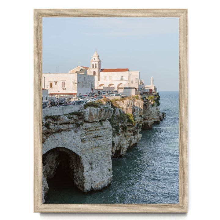 Vieste, Puglia I, Italy – fine art print in a natural frame, no mat