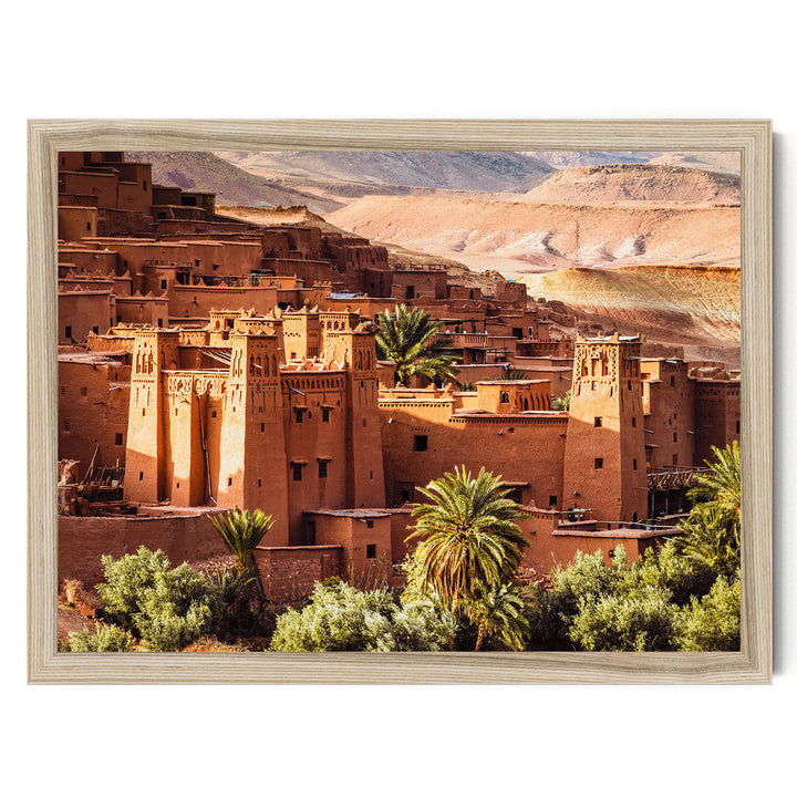 Ait Benhaddou, Morocco – fine art print in a natural frame, no mat