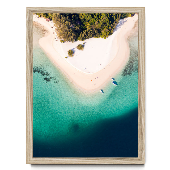 Bamboo Island, Thailand – fine art print in a natural frame, no mat