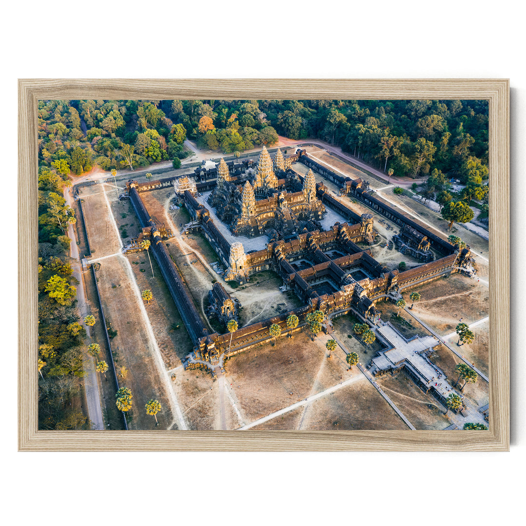 Angkor Wat, Siem Reap, Cambodia – fine art print in a natural frame, no mat