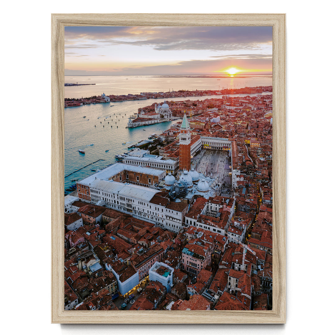 La Serenissima II, Venice, Italy – fine art print in a natural frame, no mat