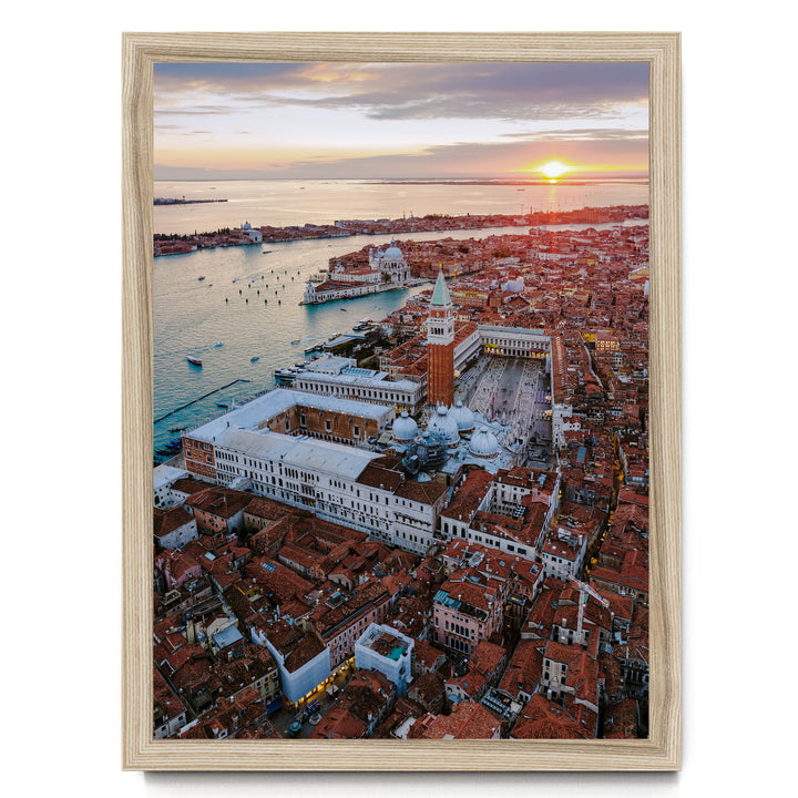 La Serenissima II, Venice, Italy – fine art print in a natural frame, no mat