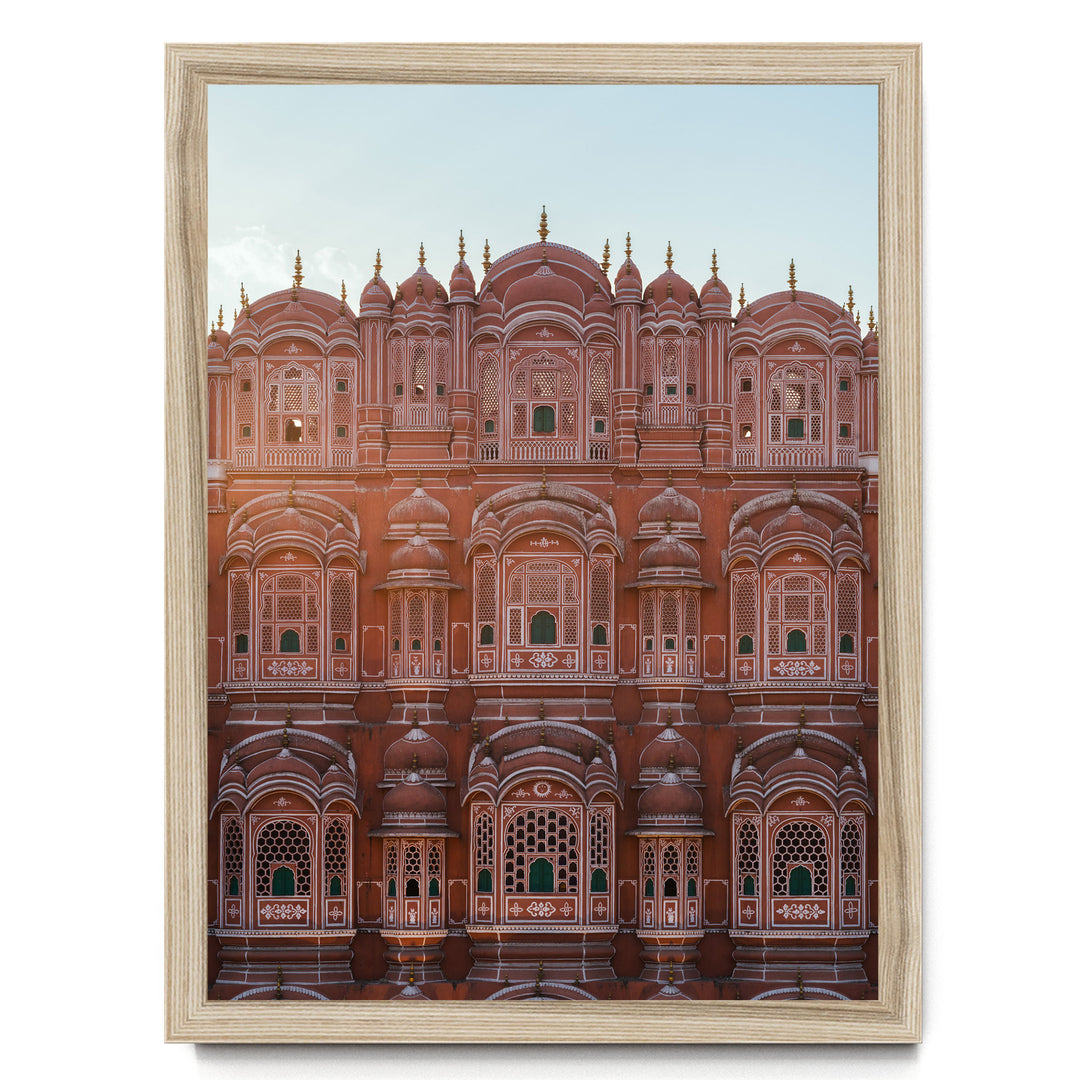 Palace of the Winds, Jaipur, India – fine art print in a natural frame, no mat