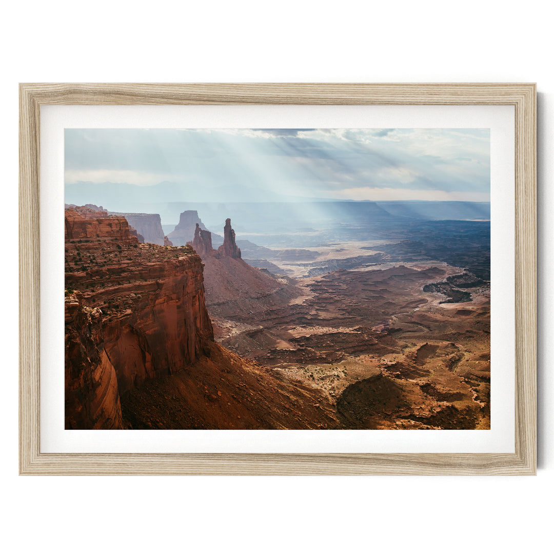 Canyonlands, Utah – fine art print in a natural frame with white mat