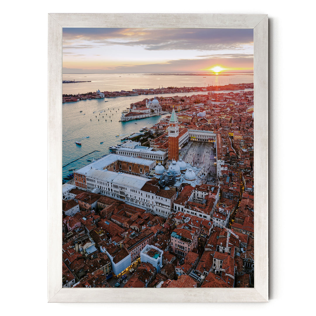 La Serenissima II, Venice, Italy – fine art print in a silver frame, no mat
