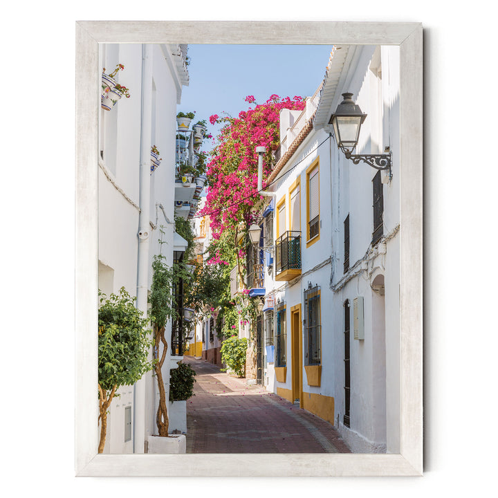 Summer Memories, Marbella, Spain – fine art print in a silver frame, no mat