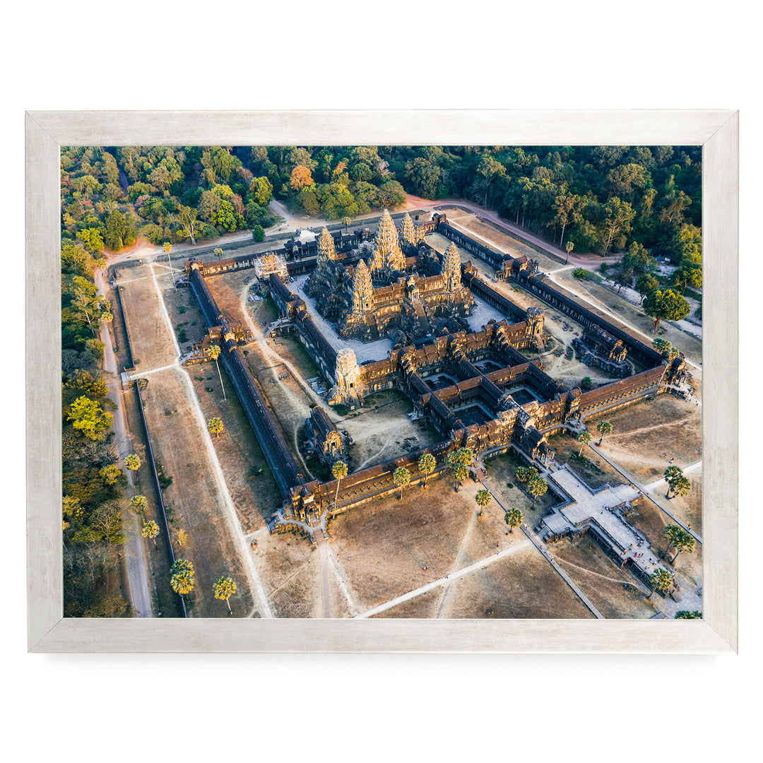 Angkor Wat, Siem Reap, Cambodia – fine art print in a silver frame, no mat
