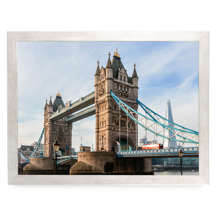 London Icons, England – fine art print in a silver frame, no mat
