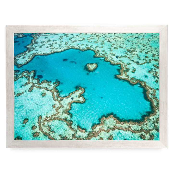 Great Barrier Reef, Queensland, Australia – fine art print in a silver frame, no mat
