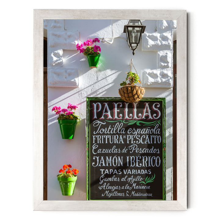 In the Streets of Andalusia III, Spain – fine art print in a silver frame, no mat