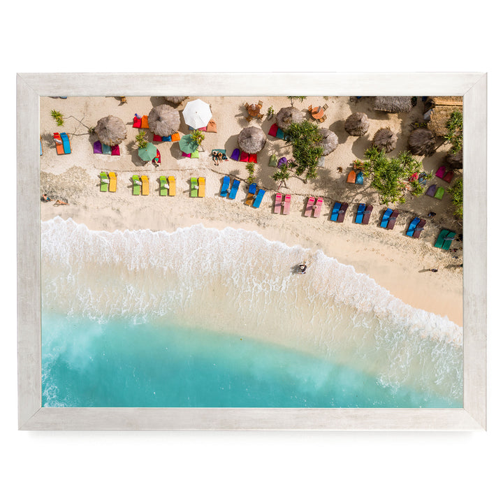 Tropical Escape, Maldives – fine art print in a silver frame, no mat