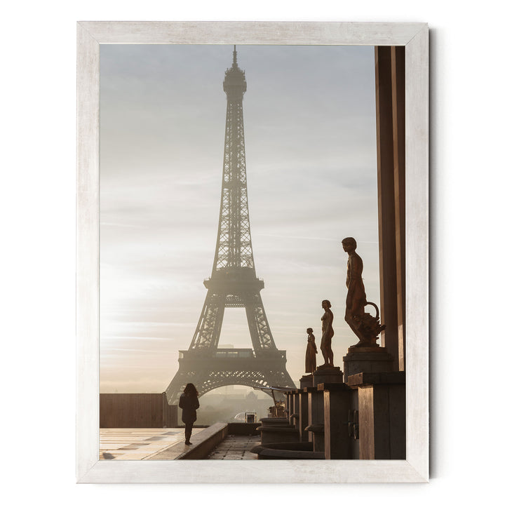 Trocadéro, Paris, France – fine art print in a silver frame, no mat