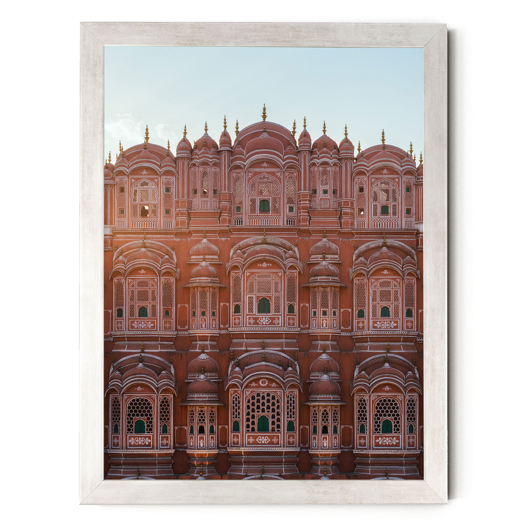 Palace of the Winds, Jaipur, India – fine art print in a silver frame, no mat