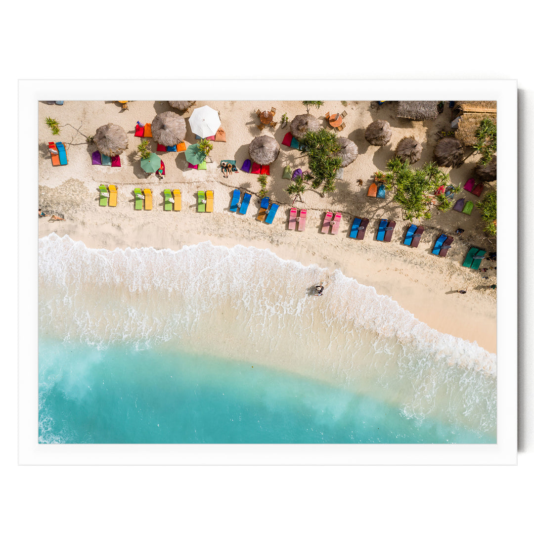 Tropical Escape, Maldives – fine art print in a white frame, no mat