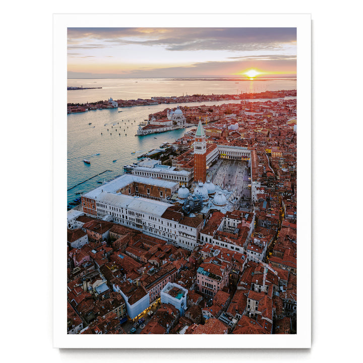 La Serenissima II, Venice, Italy – fine art print in a white frame, no mat